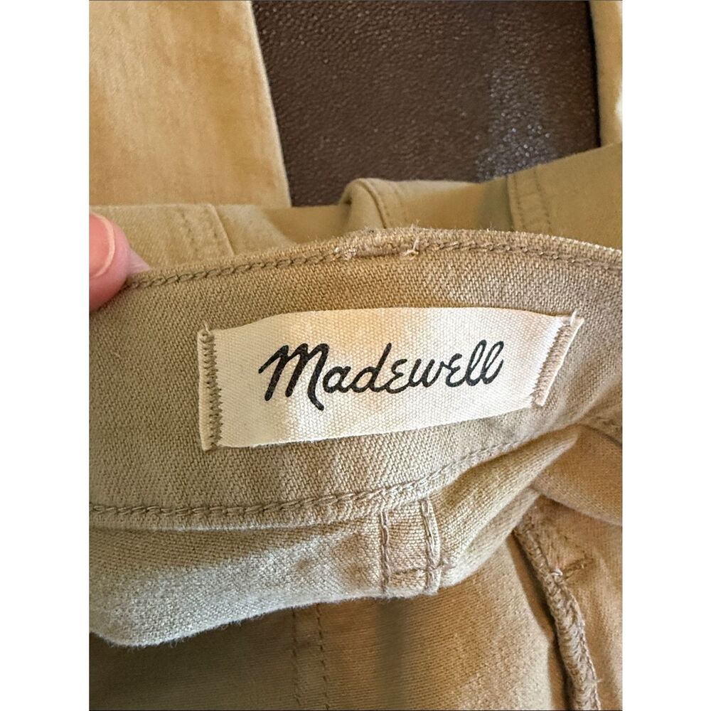 Madewell Emmett Wide-Leg Patch Pocket Jeans in Heritage Khaki NWT size 33 - Picture 7 of 12
